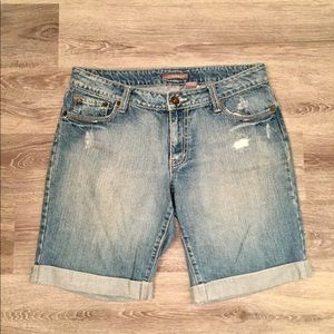 Denim shorts